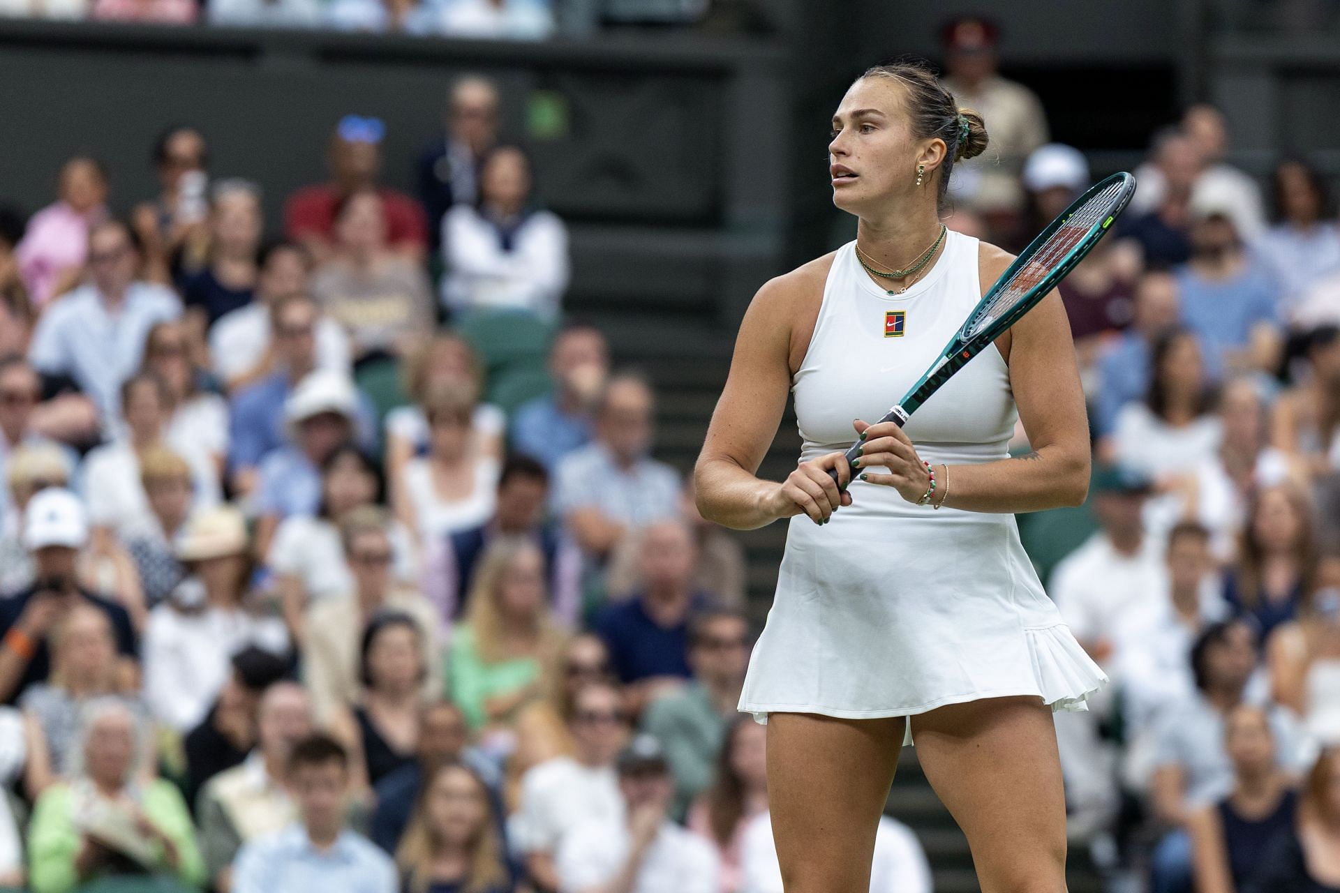 Aryna Sabalenka at Wimbledon 2025. (Photo: Getty)